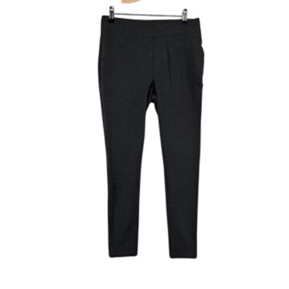 St Johns Bay Skinny Leg Pants Charcoal Grey Womens Size M